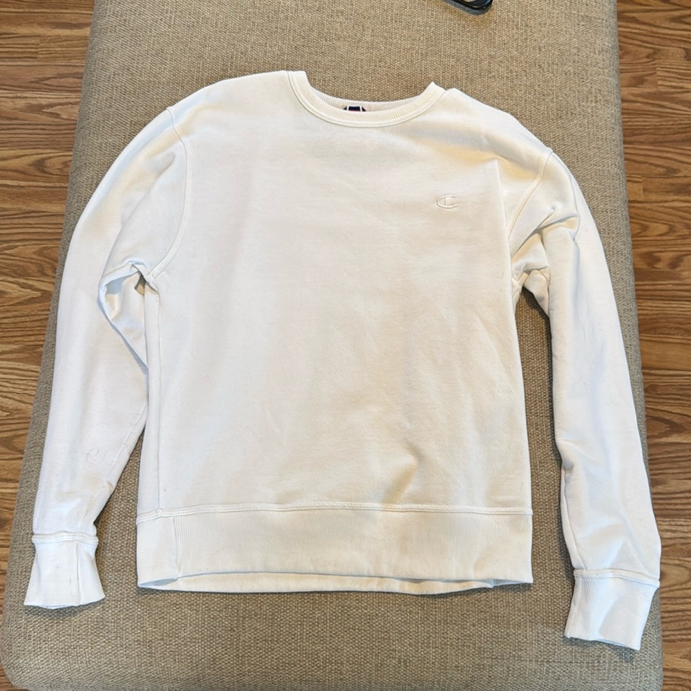 White champion crewneck